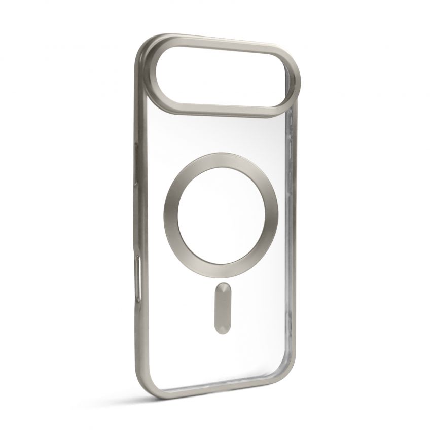 Чехол с функцией MagSafe для Apple iPhone 17 Air grey (12) матовый