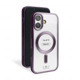 Чехол с функцией MagSafe для Apple iPhone 17 violet (02) матовый