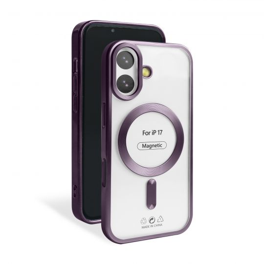 Чехол с функцией MagSafe для Apple iPhone 17 violet (02) матовый