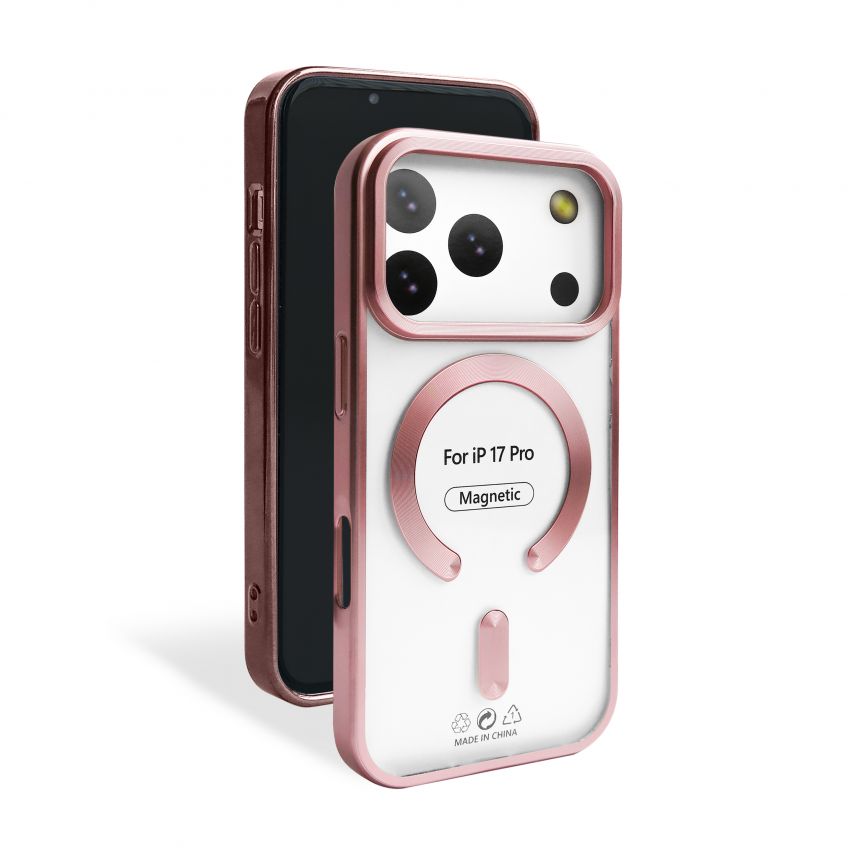 Чохол із функцією MagSafe для Apple iPhone 17 Pro pink (06) матовий