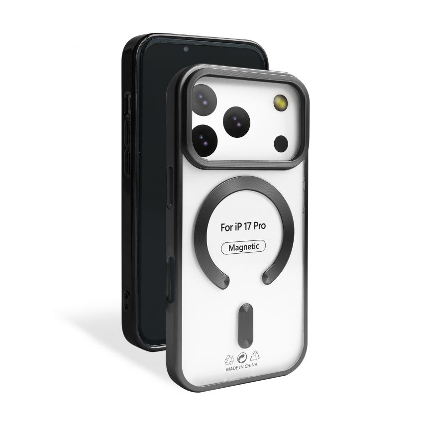 Чохол із функцією MagSafe для Apple iPhone 17 Pro black (09) матовий
