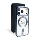 Чехол с функцией MagSafe для Apple iPhone 17 Pro dark blue (07) матовый
