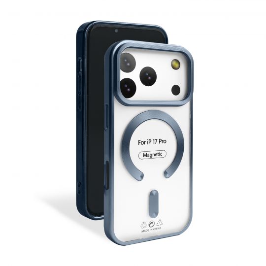 Чехол с функцией MagSafe для Apple iPhone 17 Pro dark blue (07) матовый - купить за 221.50 грн в Киеве, Украине