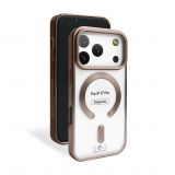 Чохол із функцією MagSafe для Apple iPhone 17 Pro brown (13) матовий