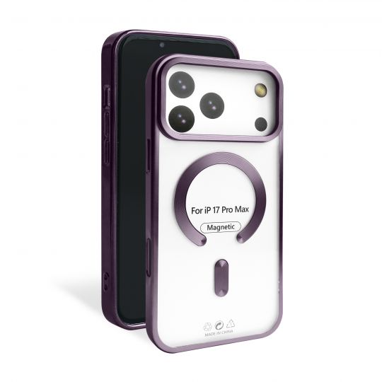 Чехол с функцией MagSafe для Apple iPhone 17 Pro Max violet (02) матовый - купить за 221.50 грн в Киеве, Украине