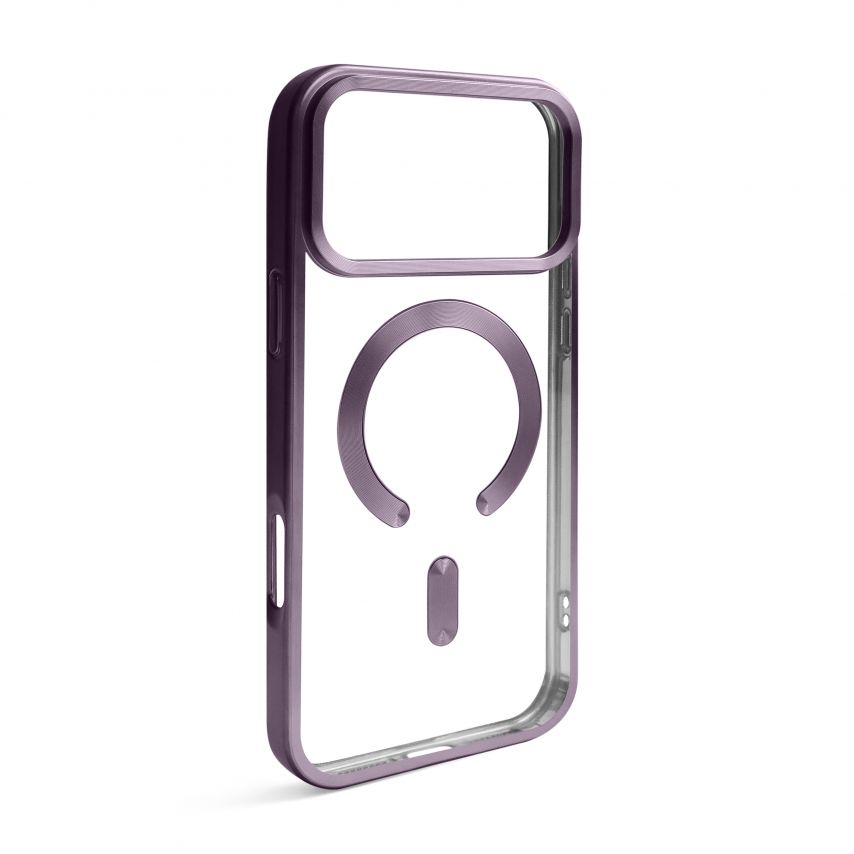 Чехол с функцией MagSafe для Apple iPhone 17 Pro Max violet (02) матовый