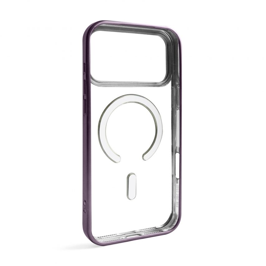 Чехол с функцией MagSafe для Apple iPhone 17 Pro Max violet (02) матовый