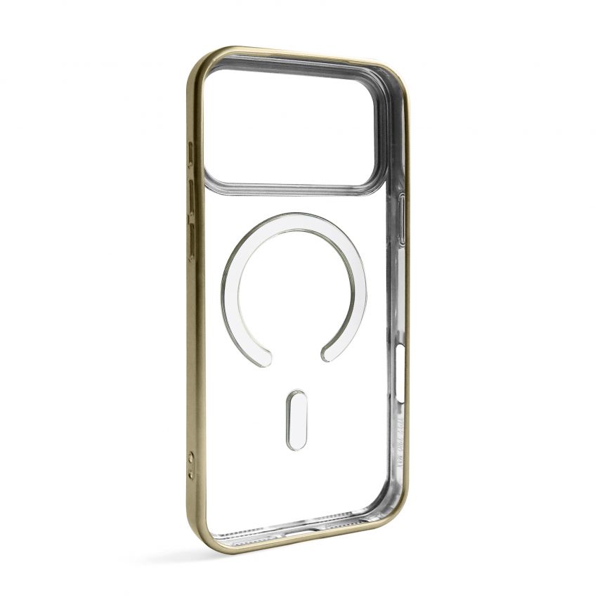 Чехол с функцией MagSafe для Apple iPhone 17 Pro Max gold (03) матовый