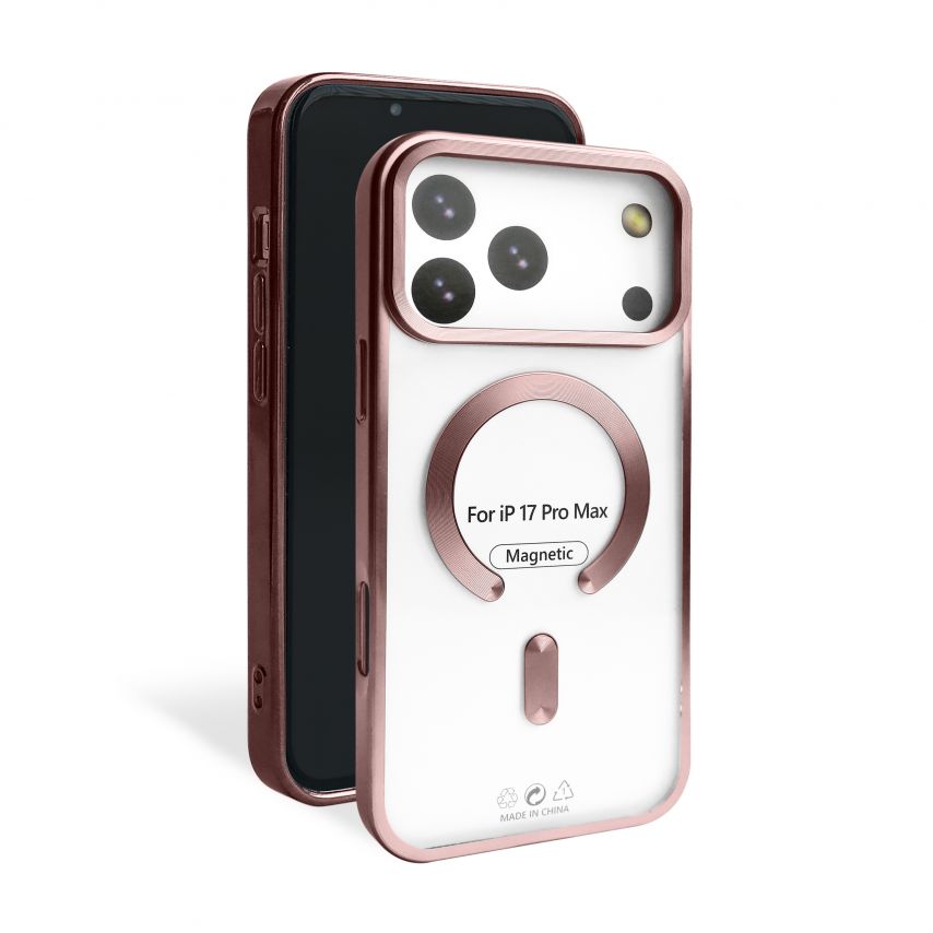 Чохол із функцією MagSafe для Apple iPhone 17 Pro Max pink (06) матовий