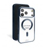 Чехол с функцией MagSafe для Apple iPhone 17 Pro Max dark blue (07) матовый