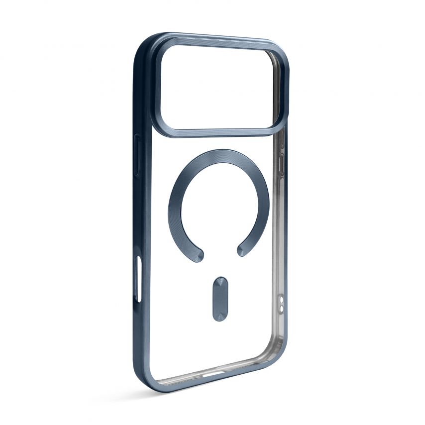Чехол с функцией MagSafe для Apple iPhone 17 Pro Max dark blue (07) матовый