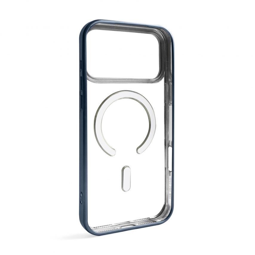 Чехол с функцией MagSafe для Apple iPhone 17 Pro Max dark blue (07) матовый