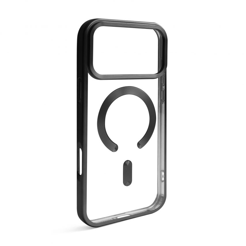 Чехол с функцией MagSafe для Apple iPhone 17 Pro Max black (09) матовый