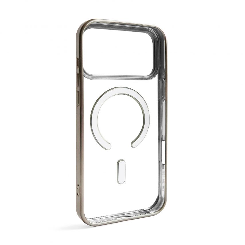 Чохол із функцією MagSafe для Apple iPhone 17 Pro Max grey (12) матовий