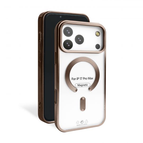 Чохол із функцією MagSafe для Apple iPhone 17 Pro Max brown (13) матовий