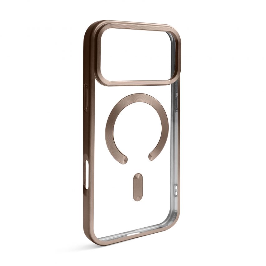 Чохол із функцією MagSafe для Apple iPhone 17 Pro Max brown (13) матовий