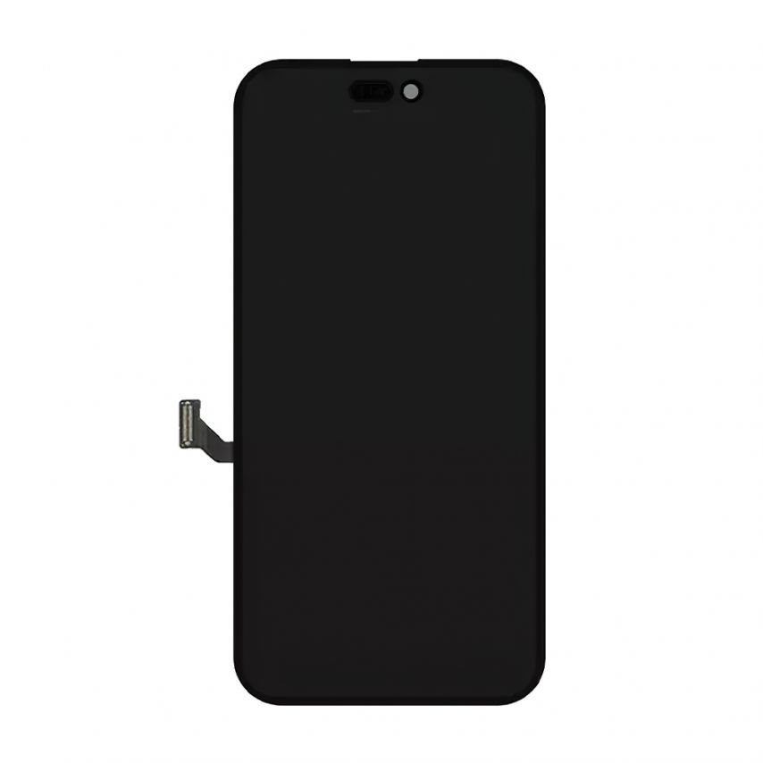 Дисплей (LCD) для Apple iPhone 15 Plus з тачскріном black (in-cell IPS, з мікросхемою) High Quality