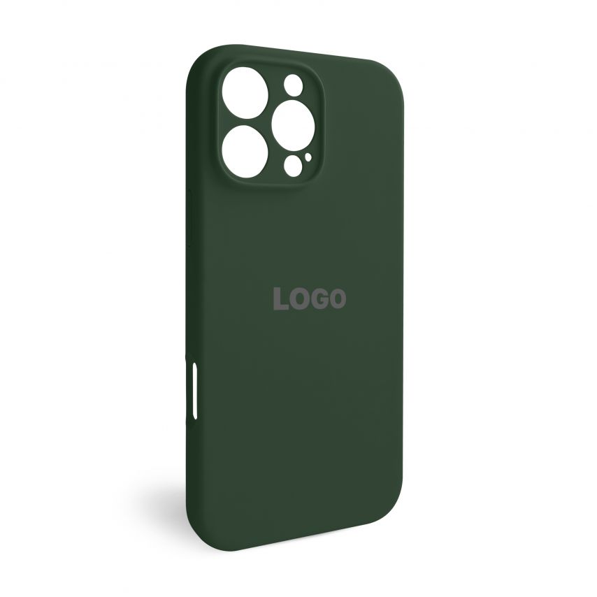 Чохол Full Silicone Case для Apple iPhone 16 Pro Max atrovirens (54) закрита камера