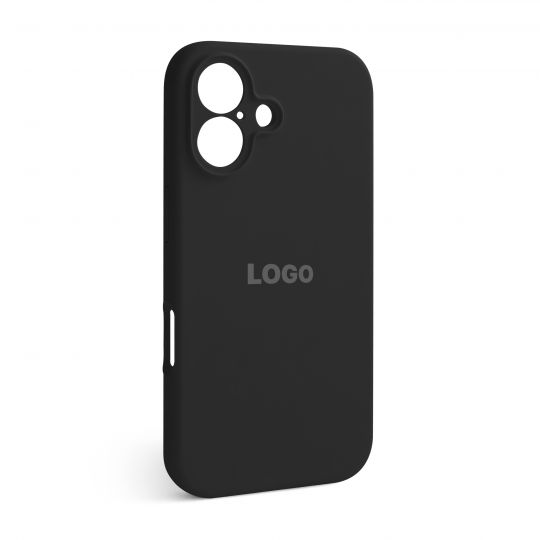Чехол Full Silicone Case для Apple iPhone 16 black (18) закрытая камера - купить за 221.50 грн в Киеве, Украине