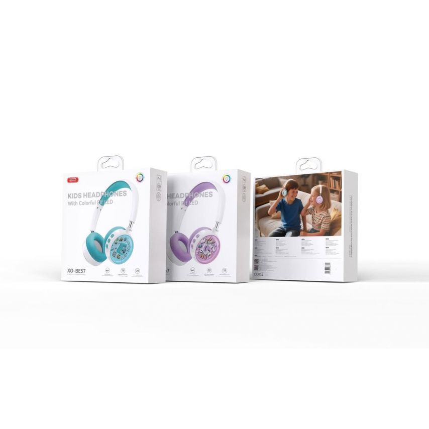 Детские наушники Bluetooth XO BE57 purple