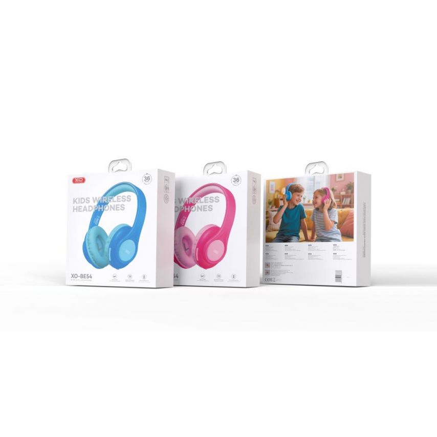 Детские наушники Bluetooth XO BE54 pink