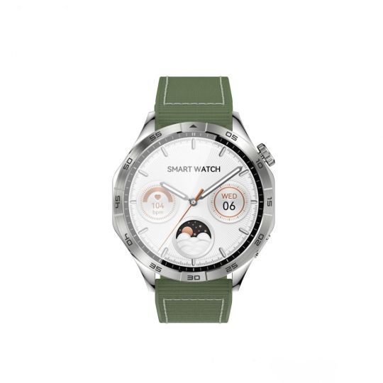 Смарт-годинник (Smart Watch) XO Watch4 Amoled silver (ремінець green) - купити за 2 170.70 грн у Києві, Україні