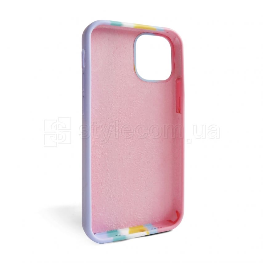 Чехол Silicone Case полосатый для Apple iPhone 12 mini (цвет 2)