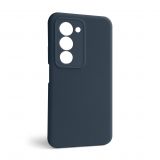 Чехол Full Silicone Case для Xiaomi Redmi 15 4G dark blue (08) (без логотипа)