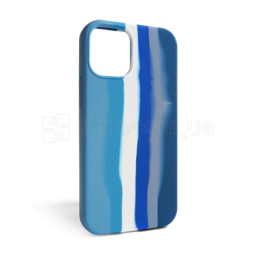 Чехол Silicone Case полосатый для Apple iPhone 12 mini (цвет 3)