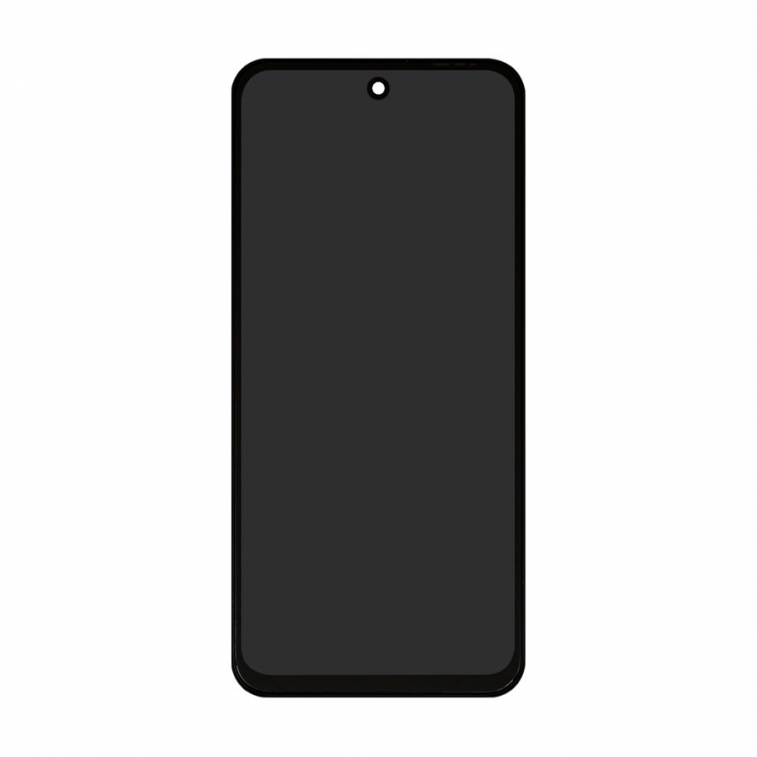 Дисплей (LCD) для Tecno Spark Go 1 KL4 з тачскріном та рамкою black (IPS) High Quality