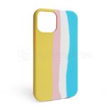 Чохол Silicone Case смугастий для Apple iPhone 12 mini (колір 6) - купити за 179.55 грн у Києві, Україні