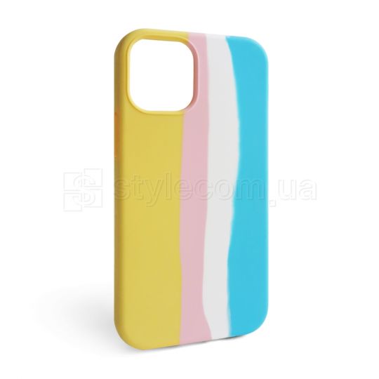 Чехол Silicone Case полосатый для Apple iPhone 12 mini (цвет 6)