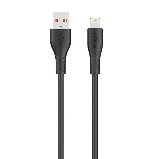 Кабель USB WALKER C585 Lightning black - купить за 155.05 грн в Киеве, Украине