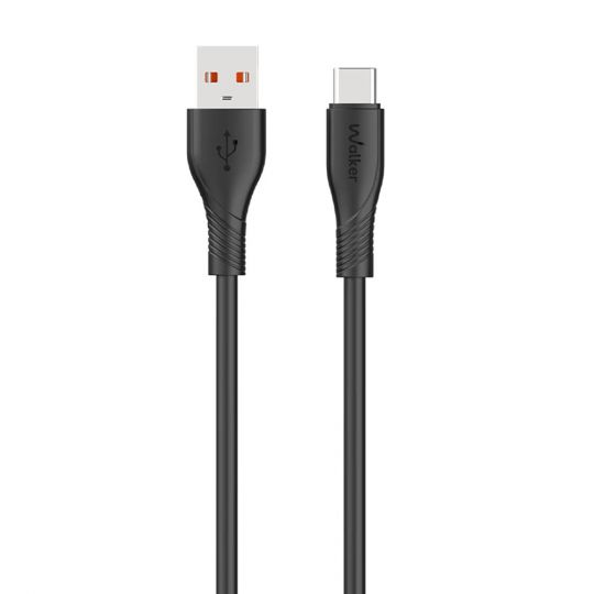 Кабель USB WALKER C585 Type-C black - купить за 155.05 грн в Киеве, Украине