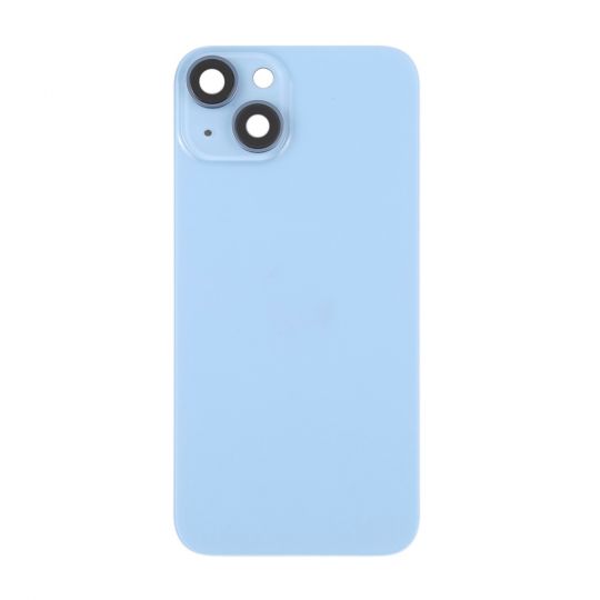 Задняя крышка Apple iPhone 14 (большой вырез под камеру) со стеклом и рамкой камеры blue Original Quality - купить за 403.13 грн в Киеве, Украине