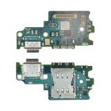 Шлейф (нижня плата) для Samsung Galaxy S21 FE 5G/G990B (2022) з роз'ємом зарядки, Sim-карти та мікрофоном High Quality
