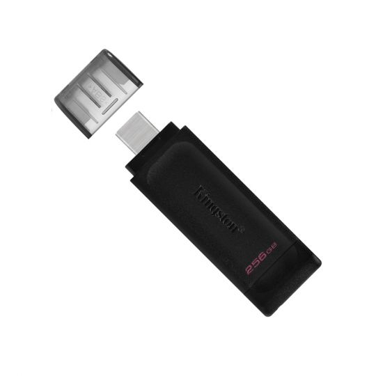 Флэш-память USB Kingston DataTraveller 70 Type-C 256GB USB 3.2 black