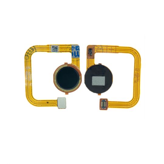 Шлейф для Xiaomi Redmi Note 9, Redmi 10X зі сканером відбитка пальця black High Quality - купити за 420.85 грн у Києві, Україні