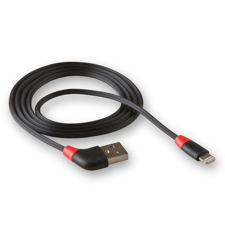 Кабель USB WALKER C340 Lightning black
