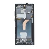 Дисплей (LCD) для Samsung Galaxy S22 Ultra 5G/S908 (2022) з тачскріном та рамкою phantom black (Oled) Original Quality