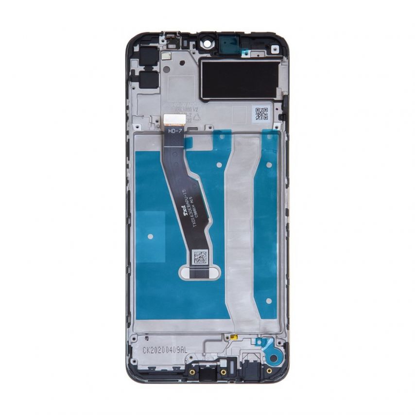 Дисплей (LCD) для Huawei Y6P MED-LX9N, Honor 9A MOA-LX9N с тачскрином и рамкой black (IPS) Original Quality