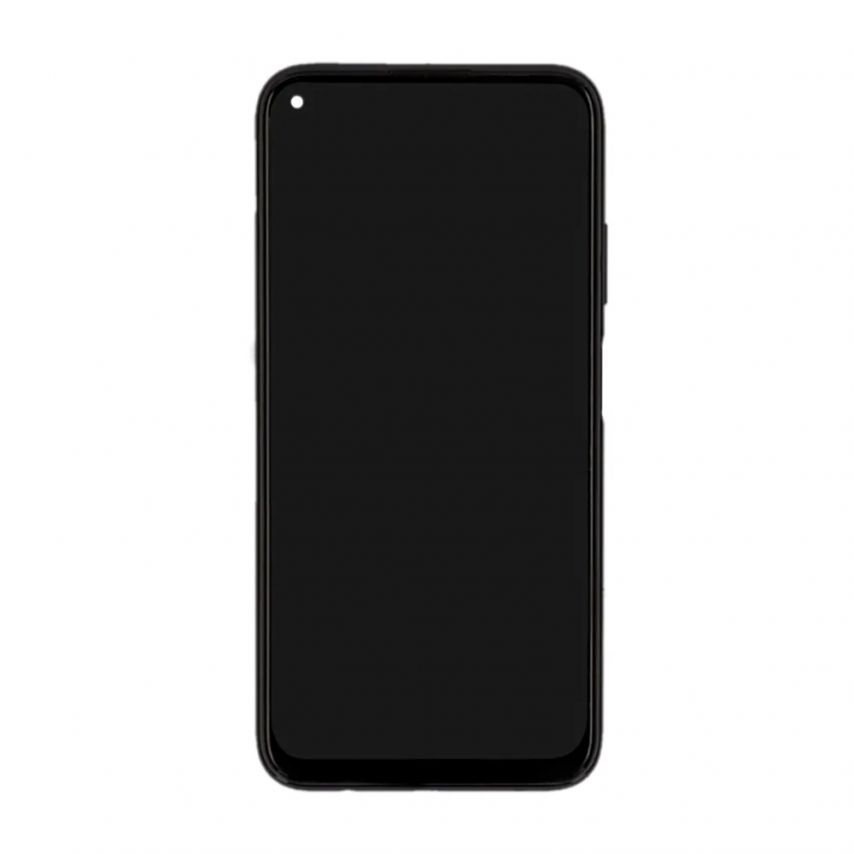 Дисплей (LCD) для Huawei P40 Lite JNY-LX1/L21A/L01A/L21B/L22A/L02A/L22B ver.4G з тачскріном та рамкою black (IPS) Original Quality