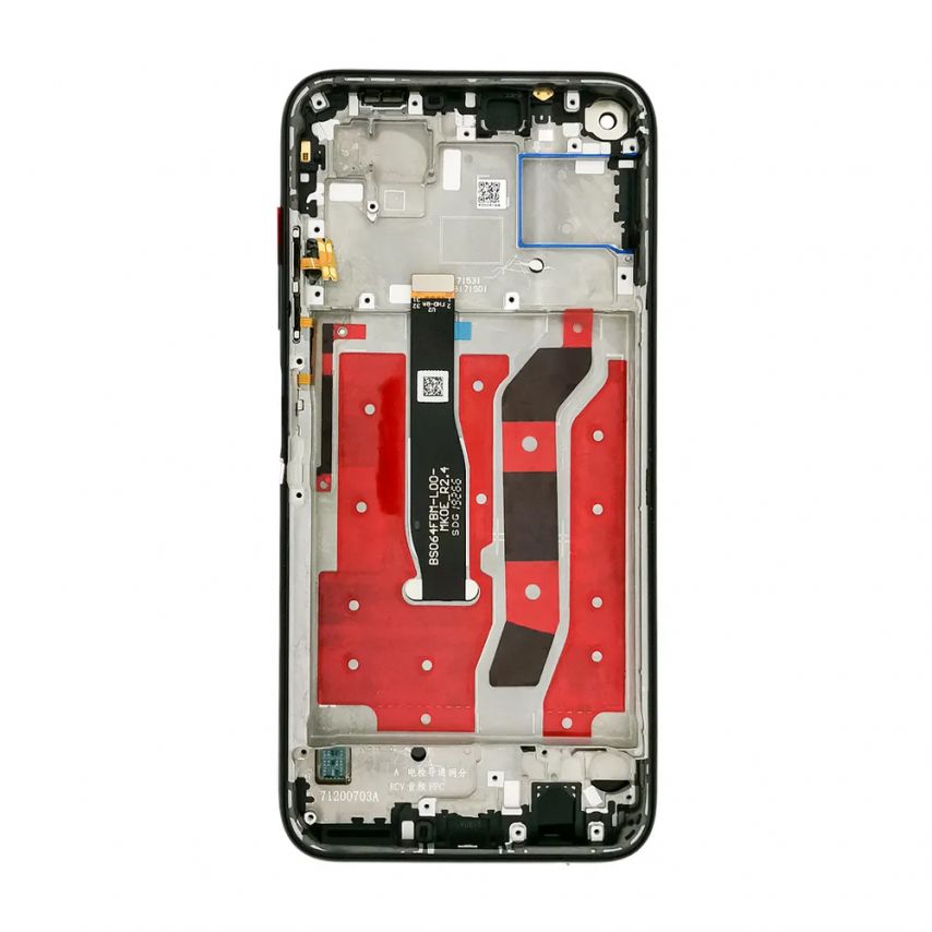 Дисплей (LCD) для Huawei P40 Lite JNY-LX1/L21A/L01A/L21B/L22A/L02A/L22B ver.4G з тачскріном та рамкою black (IPS) Original Quality