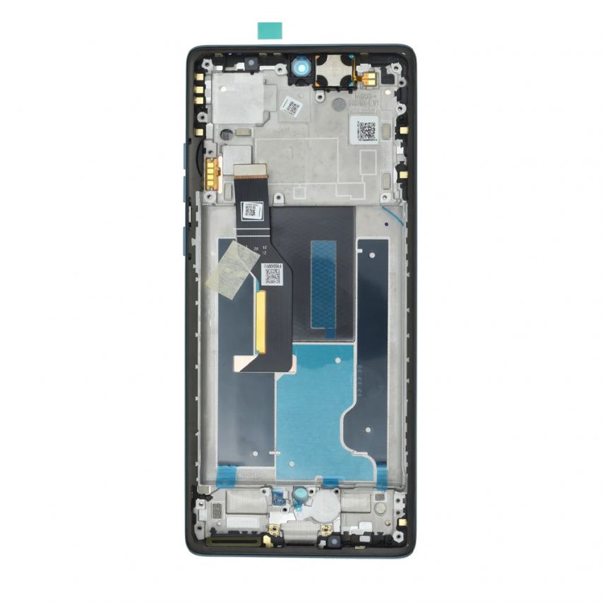 Дисплей (LCD) для Motorola Moto Edge 50 Fusion/XT2429/XT2429-1/XT2429-2 с тачскрином и рамкой forest blue (Oled) Original Quality