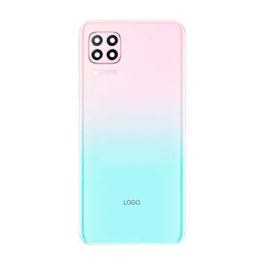 Задня кришка для Huawei P40 Lite, Nova 6 SE, Nova 7i зі склом камери Light Pink/Blue Original Quality - купити за 360.80 грн у Києві, Україні