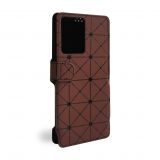 Чохол-книжка Status (18:9) 6.2'' ромб brown