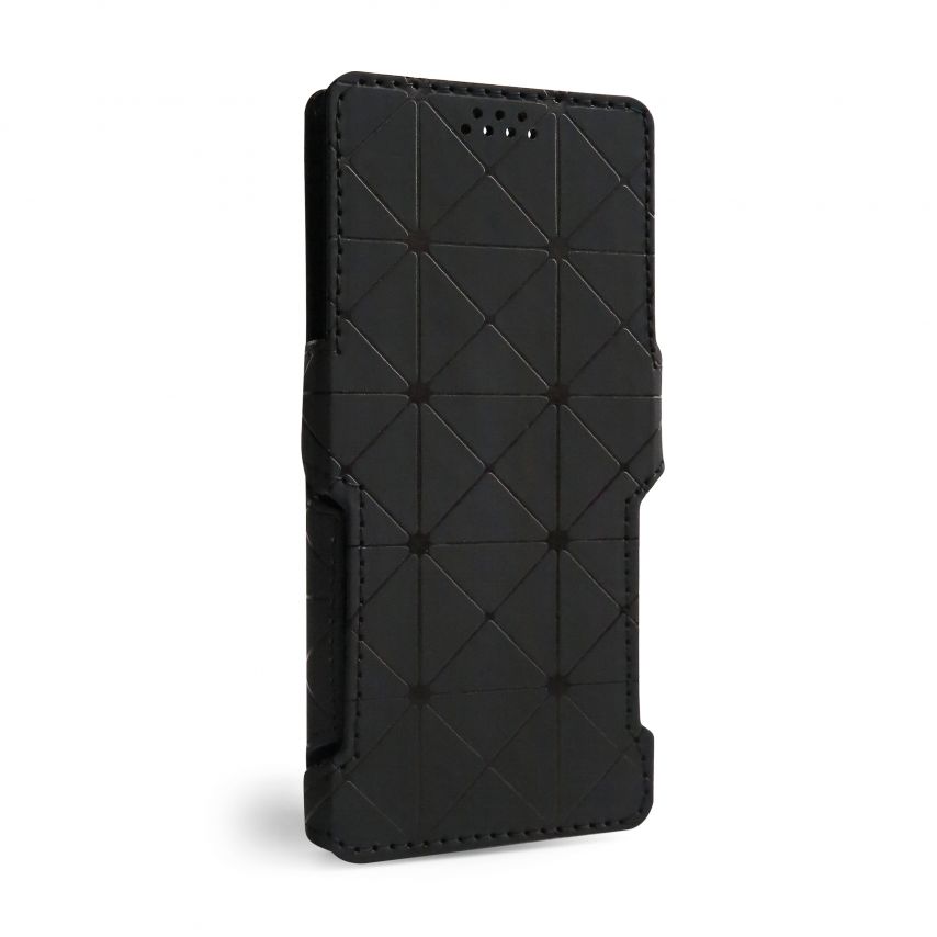 Чехол-книжка Status (18:9) 5.8'' ромб black