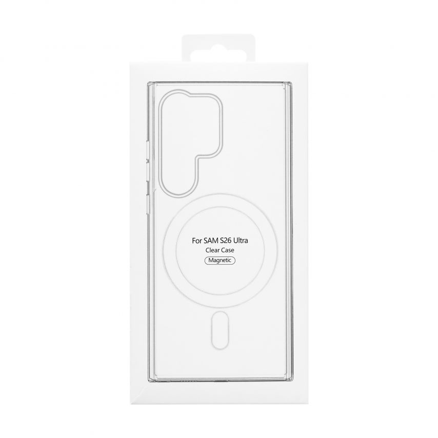 Чехол Original с функцией MagSafe для Samsung Galaxy S26 Ultra/S948 (2026) прозрачный без индикатора установки