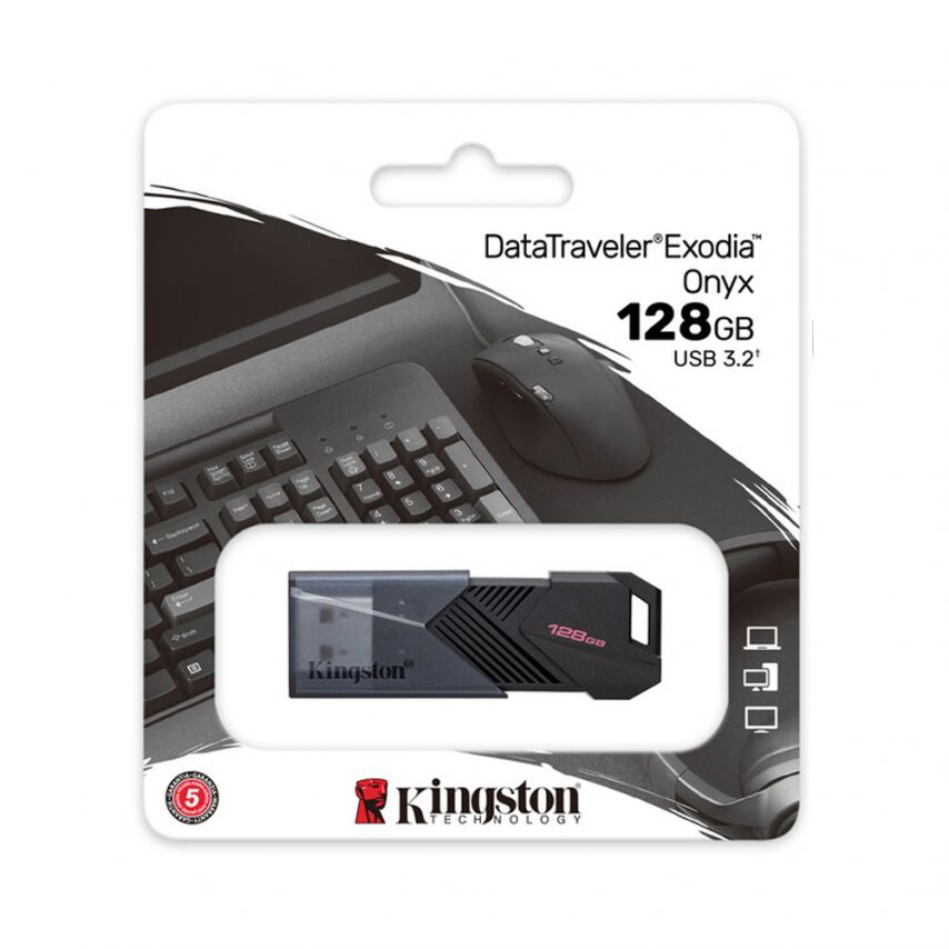 Флеш-пам'ять USB Kingston DT Exodia 128GB USB 3.2 black (DTXON/128GB)