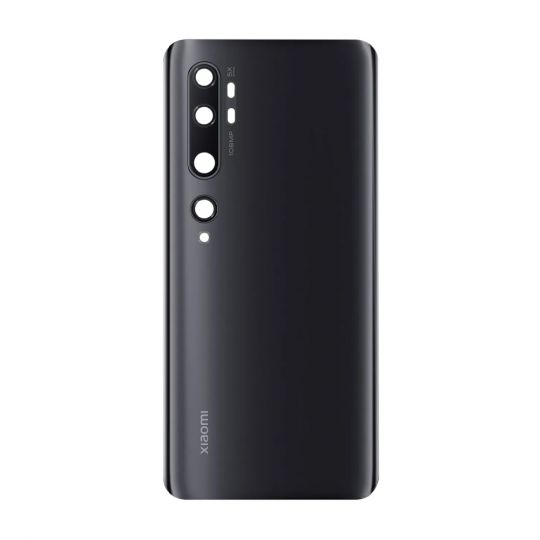 Задня кришка для Xiaomi Mi Note 10 зі склом камери Midnight Black Original Quality - купити за 834.35 грн у Києві, Україні